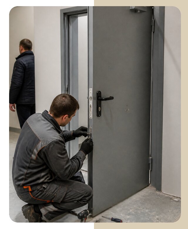 Ремонт противопожарной двери в Кемерово по цене 6764 р. | ДвериЛегко-Кмр