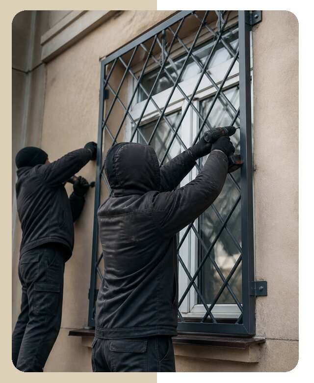 Установка антивандальных решеток на окна в Кемерово